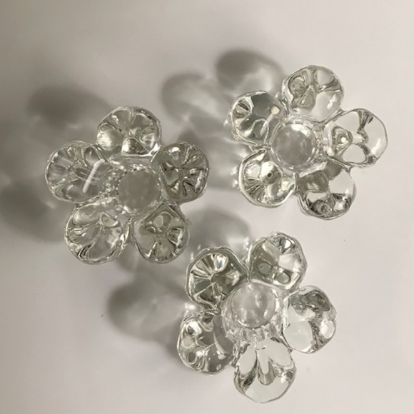 Vintage Glass Candle Holders Other - VINTAGE Candle Holder Set (Price firm)